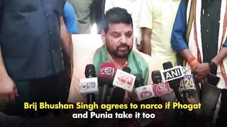 Wrestlers Protest: Players accept Brij Bhushan Singh's narco challenge, demand live telecast of test