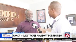 NAACP issues travel advisory for Florida claiming state is 'hostile territory'