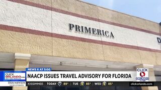 NAACP issues travel advisory for Florida claiming state is 'hostile territory'