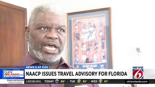 NAACP issues travel advisory for Florida claiming state is 'hostile territory'