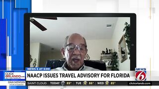 NAACP issues travel advisory for Florida claiming state is 'hostile territory'