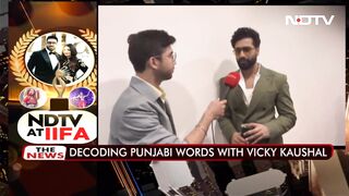 NDTV At IIFA: Vicky Kaushal Takes The Punjabi Slang Challenge