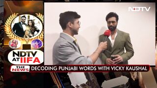 NDTV At IIFA: Vicky Kaushal Takes The Punjabi Slang Challenge