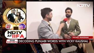 NDTV At IIFA: Vicky Kaushal Takes The Punjabi Slang Challenge