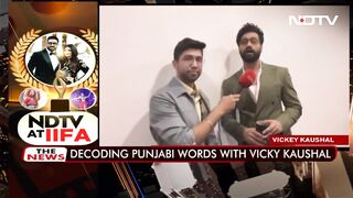 NDTV At IIFA: Vicky Kaushal Takes The Punjabi Slang Challenge