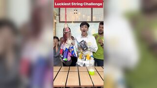 Luckiest string challenge #youtubeshorts #games #shortvideo #shorts