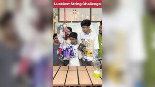 Luckiest string challenge #youtubeshorts #games #shortvideo #shorts