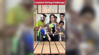 Luckiest string challenge #youtubeshorts #games #shortvideo #shorts