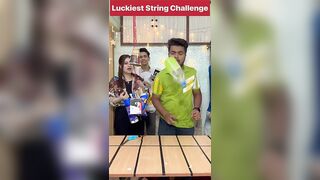 Luckiest string challenge #youtubeshorts #games #shortvideo #shorts