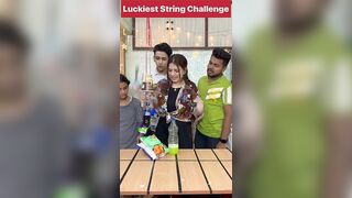 Luckiest string challenge #youtubeshorts #games #shortvideo #shorts