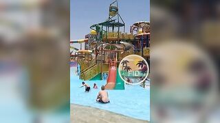 Hurghada - مدينة الغردقة # AquaPark IN Aladdin Beach Resort #shorts