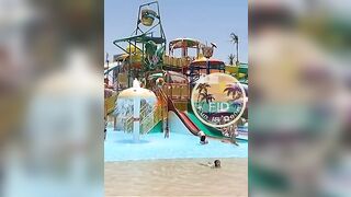 Hurghada - مدينة الغردقة # AquaPark IN Aladdin Beach Resort #shorts