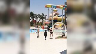 Hurghada - مدينة الغردقة # AquaPark IN Aladdin Beach Resort #shorts