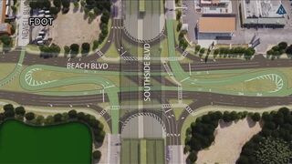 New traffic pattern begins on intersection of Beach and Southside Boulevard