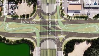 New traffic pattern begins on intersection of Beach and Southside Boulevard