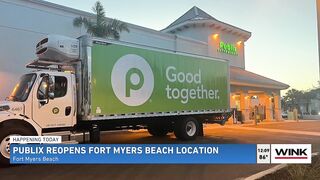 Fort Myers Beach Publix reopens after months of post-Ian repairs