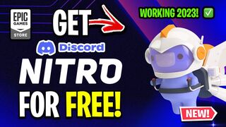 How To Get DISCORD NITRO For FREE On Epic Games (2023)