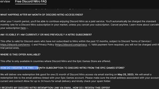 How To Get DISCORD NITRO For FREE On Epic Games (2023)