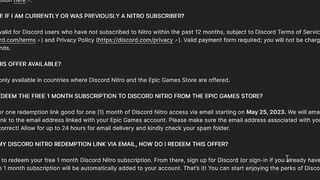 How To Get DISCORD NITRO For FREE On Epic Games (2023)