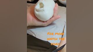Sculpting with flexible ... #clay #doll #siliconebaby #art #sculpting