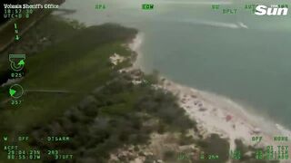 Reckless driver arrested after near miss with families on Florida Beach