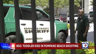 Investigation ongoing after toddler dies in Pompano Beach shooting