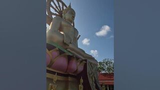 Big Buddha Statue in Koh Samui #travel #thailand #shorts