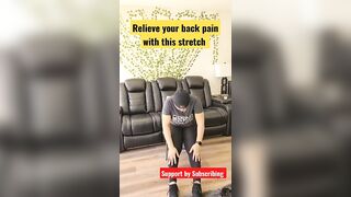 Try this to Relieve back pain #shortsyoutube #fitness #stretching #backpainrelief #sciaticapain