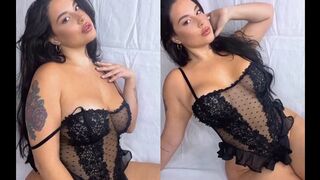 SEXY TRANSPARENT LINGERIE TRY ON HAUL, CURVY MODELS FASHION REVIEW