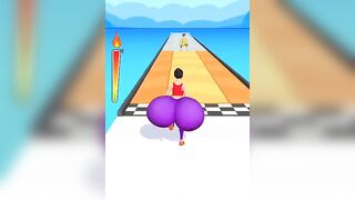 Twerk race cute girl cartoon game short video #5 #animation #shorts @Abanshorts