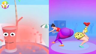 Juice Run Vs Twerk Race - All Levels Gameplay Android iOS New Video @aadizone11