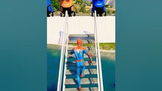 GTA 5 Epic Ragdolls/Spiderman Funny Compilation #489 (GTA5, Euphoria Physics, Funny Moments) #shorts