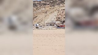 cute stray dogs on the beach #iftanebeach #essaouira #beach #simpleoutfit #niceday #travel