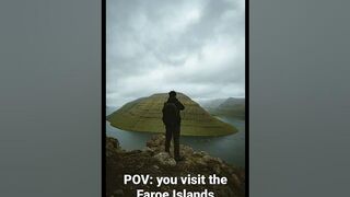 POV: you visit the Faroe Islands #travel #dream #shorts