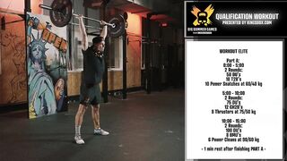 Qualification workout BIG SUMMER GAMES 2023 - CrossFit Licenced Event