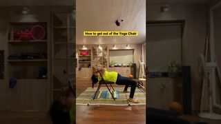 How to get out of the Yoga Chair #shortsvideo #shorts #youtubeshorts #ytshorts