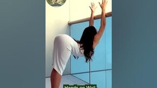 Flexible Yoga Stretching Standing Puppy Pose #shortvideo #viralvideo #beautifulgirl #shorts #cute