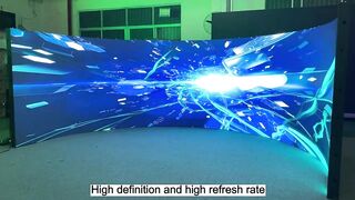 NSE Customized Indoor P2.5 Flexible LED Display Screen #nseled #nseledcloud