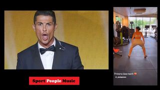 Georgina Rodriguez Twerk session & Cristiano Ronaldo reaction #georginagio #dance #twerk #cr7