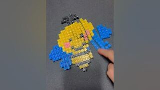 Oddly Satisfying pixel art reverse compilation #shorts #쇼츠