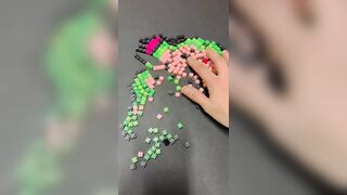 Oddly Satisfying pixel art reverse compilation #shorts #쇼츠