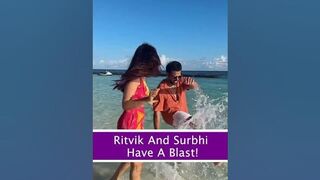 Surbhi Jyoti And Rithvik Dhanjani Have A Blast On The Beach!