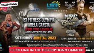 Live~Stream!! ‎‎2023 Adela Garcia Classic Pro Fitness Show (LIVENOW)