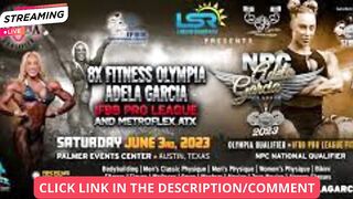 Live~Stream!! ‎‎2023 Adela Garcia Classic Pro Fitness Show (LIVENOW)