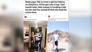 Dude pays 10k to meet a girl he follows on Onlyfans