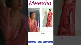 Celebrity Style Saree????Same Saree Design On Meedho????????#shorts#youtubeshorts#trending#viral#meesho#india