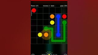 Flow Free Game Level (39)- 5×5 Complete #games #gaming #gameplay #gamingvideos#ytshorts #game#shorts