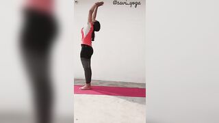 Today's yoga practice [ योगाभ्यास ] #trending #yogapractice #shorts