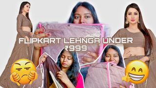 FLIPKART LEHNGA UNDER ₹900 || TRY ON HAUL || @flipkart