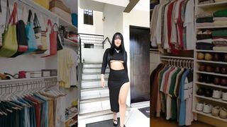 HOW TO WEAR A MINI SKIRT OUTFIT???????? TRY ON HAUL AND Ideas Fashion For You ...???????? أفضل أزياء